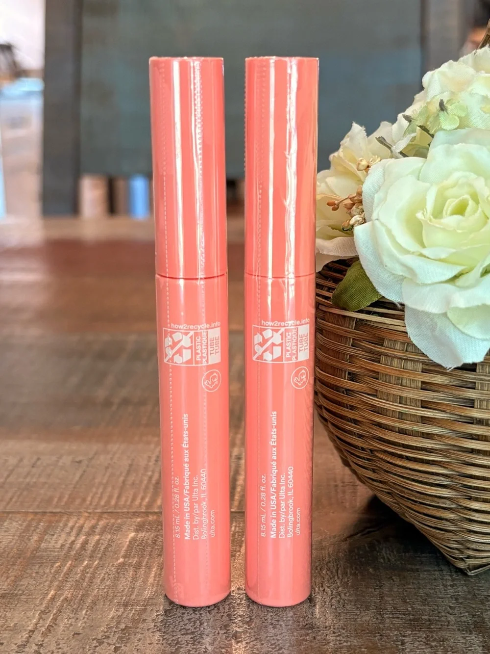 NEW Ulta Beauty LASH FLASH Tubing Mascara in JET BLACK Full Size DUO!